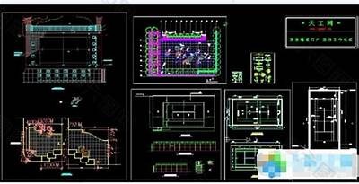 室外体育器材CAD设计详解，体育器材cad图例